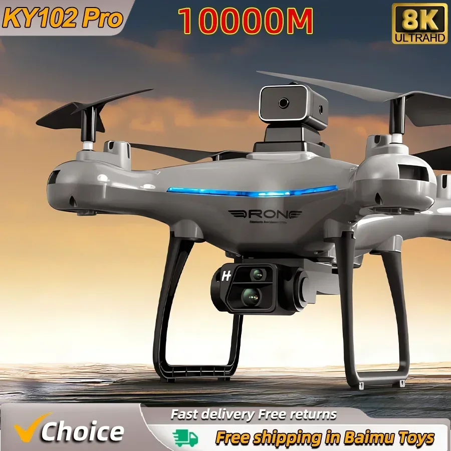 Drone Kit Vtol - KY102 RC Drone 8K Profissional Câmera