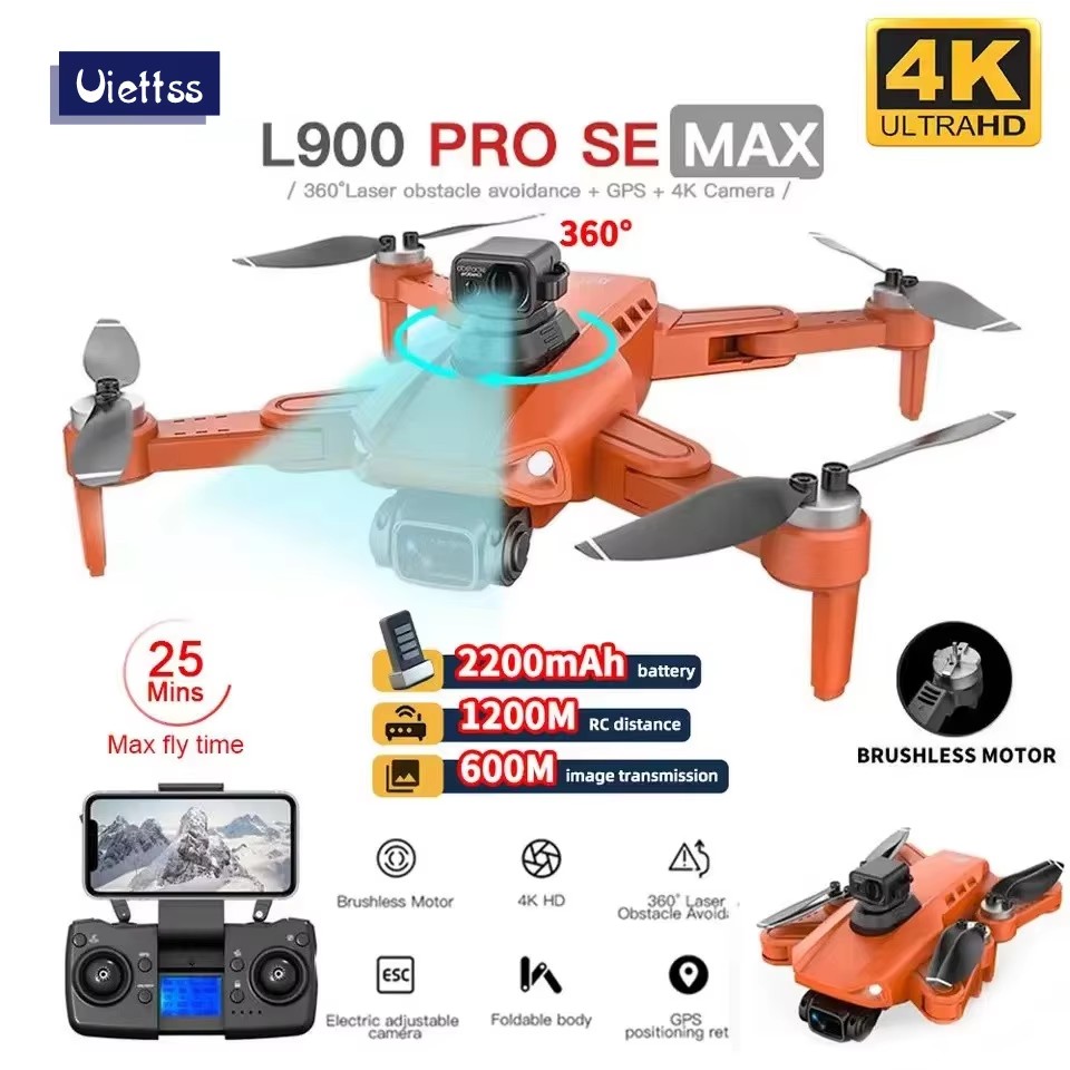 L900 pro/se/max drone 4k profi - Drone Kit Vtol avaliação e preço